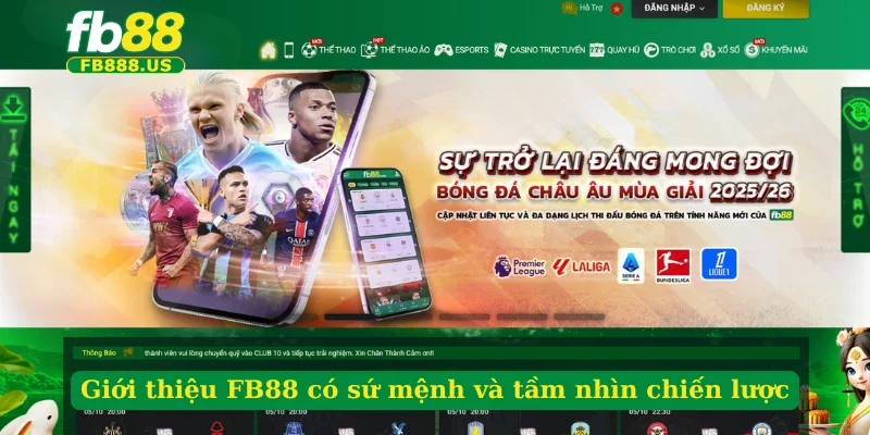 gioi-thieu-fb88-co-su-menh-va-tam-nhin-chien-luoc